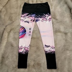 Vapor95 Allover Print Leggings Size M
